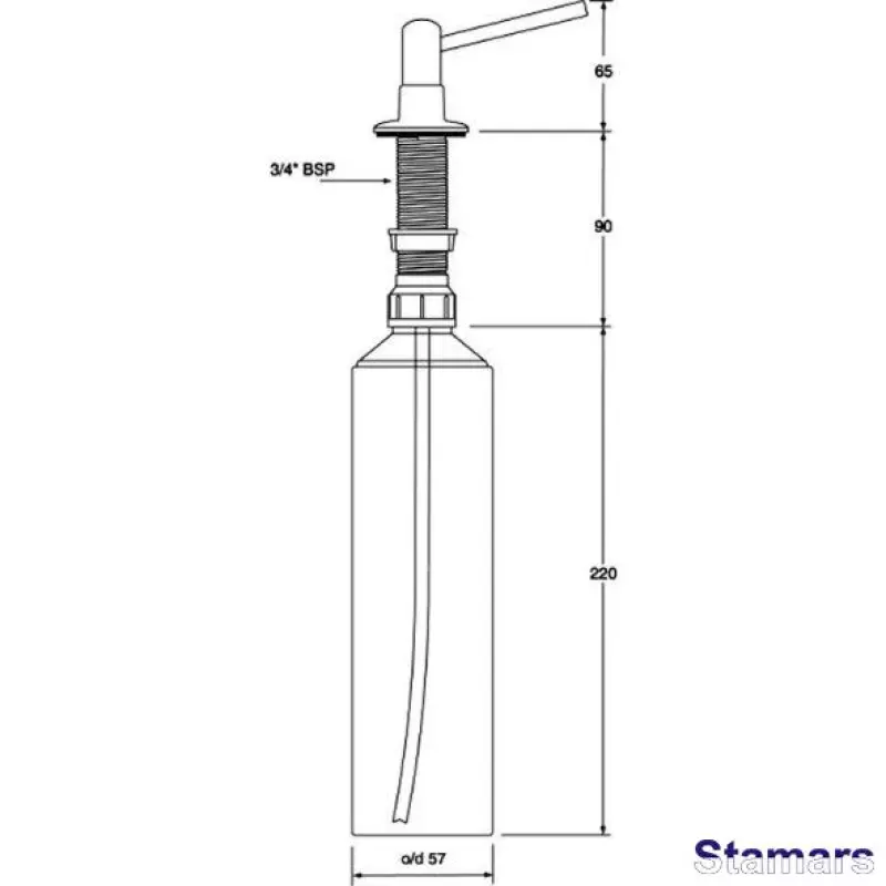Šķidruma misiņa dozātors