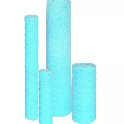 Ūdens filtru antimikrobiāli/antibaktēriāli mehāniskie polipropilēna diega kārtridži FCPP-AB sērijas 10”BB Aquafilter