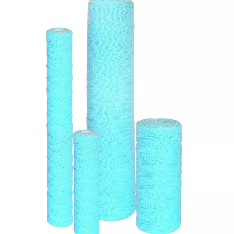 Ūdens filtru antimikrobiāli/antibaktēriāli mehāniskie polipropilēna diega kārtridži FCPP-AB sērijas 10”BB Aquafilter