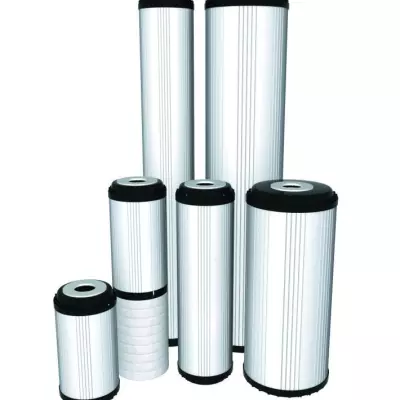 Ūdens filtru granulētās aktivētas kokosriekstu čaulas ogles un bitumiskās aktivētās ogles kārtridži FCCA sērijas 10” Aquafilter