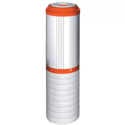 Ūdens filtru granulētās aktivētās kokosriekstu čaulas ogles kārtridži / mehāniskie kārtridži FCCBHD-STO sērijas 10” Aquafilter