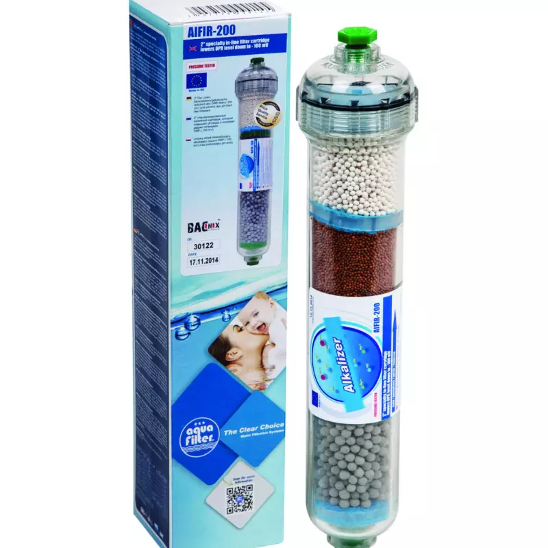 Ūdens filtru kārtridžs ar biokeramisku iebērumu maisījumu In-lineAIFIR-200 sērijas Aquafilter
