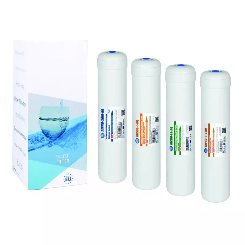 Ūdens filtru kārtridžu maiņas komplekts EXCITO-CLR-CRT sērijas Aquafilter