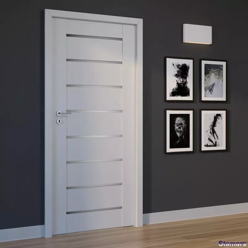 Durvis Loredo 02 (PL-02) Balts matēts EKOfinierējums