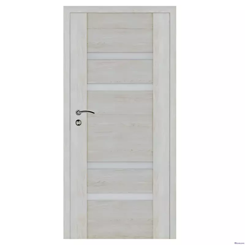 Durvis Amaja 02 (PE-02) Sudraba ozols EKOfinierējums