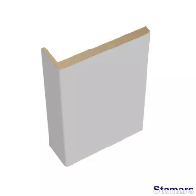 Durvju apmales daļa Teleskopiskā MDF Gaiši pelēks PP Premium