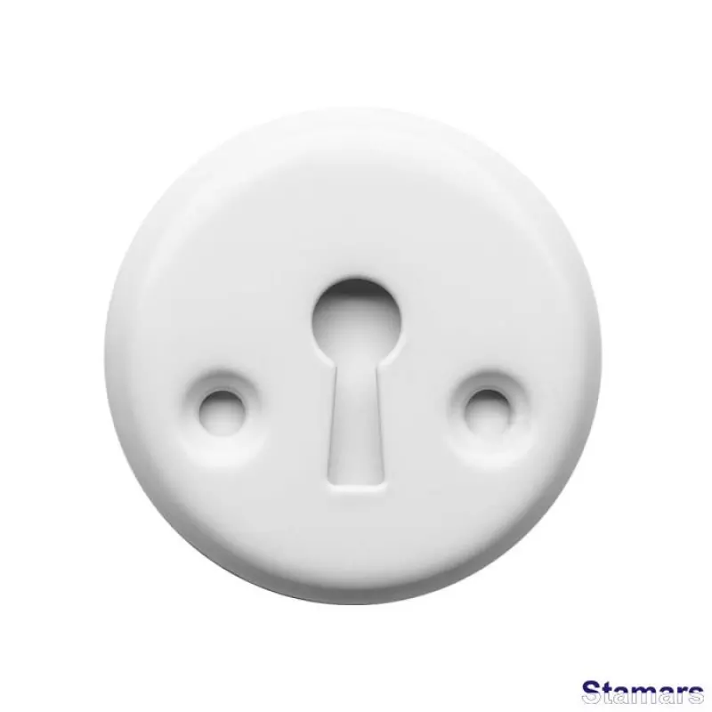 Durvju LPQ Uzlika Eirocilindram Balts